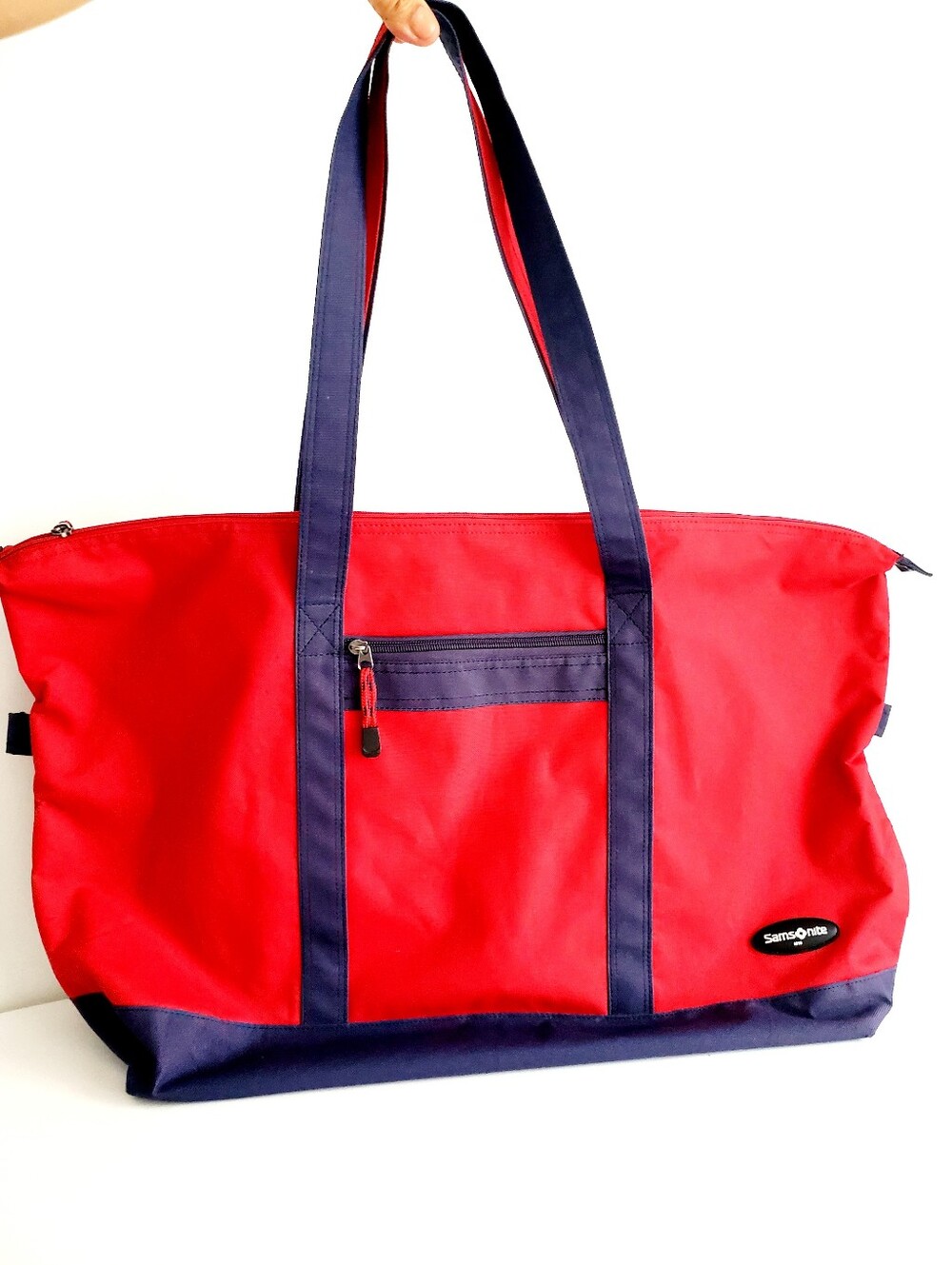 Samsonite Red and Blue Tote Travel Bag